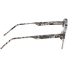 Thom Browne Gray Acetate & Titanium Pilot Glasses