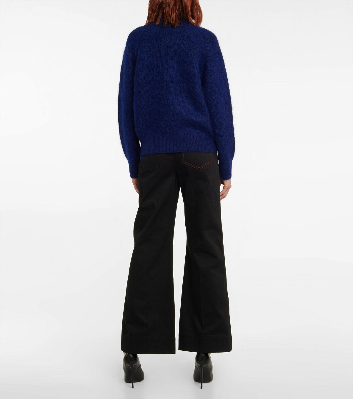 Victoria Beckham - Mockneck wool and mohair-blend sweater Victoria Beckham