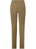 TOM FORD - Straight-Leg Twill Trousers - Green