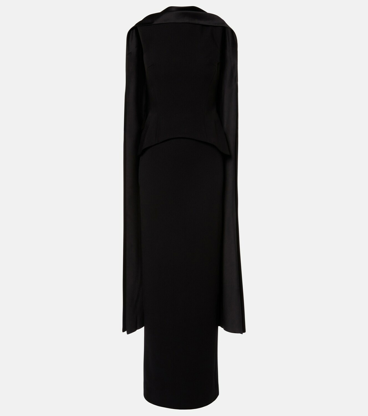 Solace London Annie scarf-detail gown
