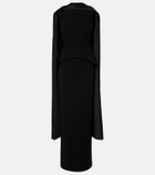 Solace London Annie scarf-detail gown