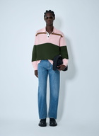Bottega Veneta Jumbo Cotton Pique Stripe Polo Shirt