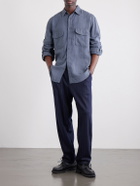 KAPITAL - Linen Shirt - Blue