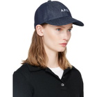 A.P.C. Navy Charlie Baseball Cap