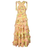 Ulla Johnson Zahra printed silk gown