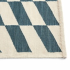HAY Shift Kelim Rug - 140x200cm in Blue 