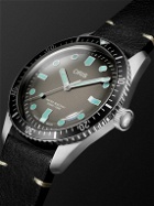 Oris - Divers Sixty-Five Automatic 40mm Stainless Steel and Leather Watch, Ref. No. 01 733 7707 4053-07 5 20 89