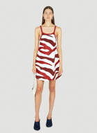 Zebra Camisole Dress in Red