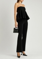 Clea Alistair Straight-leg Knitted Trousers Black