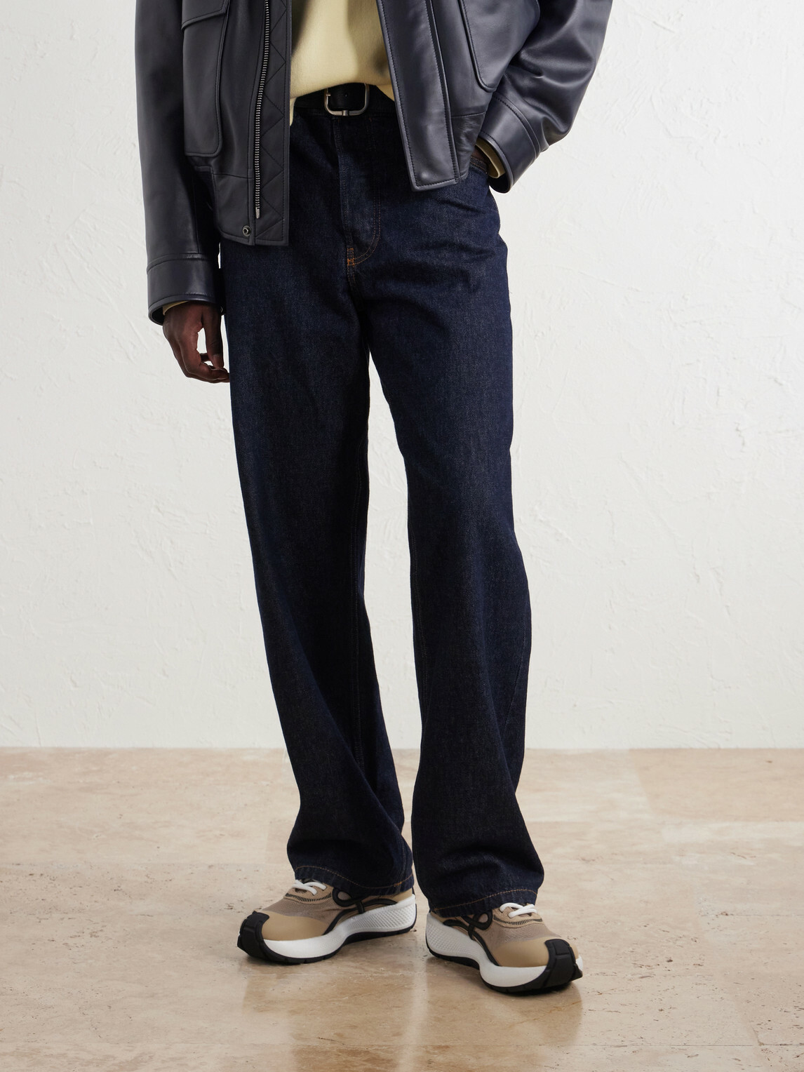 LOEWE - Pogo Rubber-Trimmed Mesh Sneakers - Neutrals