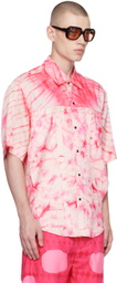 Tokyo James Pink Tie-Dye Shirt