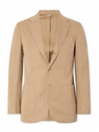 De Petrillo - Unstructured Cotton and Linen-Blend Suit Jacket - Brown