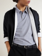 James Perse - Supima Cotton-Jersey Polo Shirt - Gray
