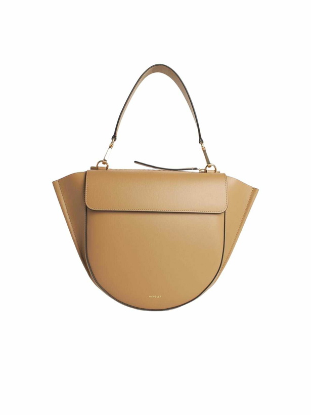 Photo: Wandler Hortensia Logo Printed Medium Tote Bag