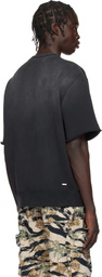 AMIRI Black 'Amiri Arts District' Short Sleeve T-shirt