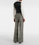 Dolce&Gabbana Prince of Wales check wool-blend vest