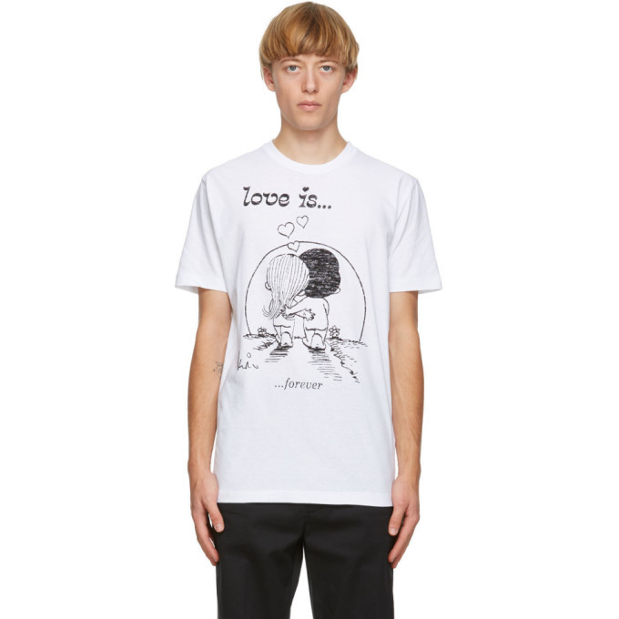 Photo: Dsquared2 White Love Is... T-Shirt