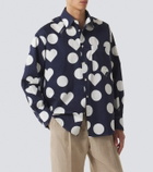 Jacquemus Camargue polka-dot cotton poplin shirt