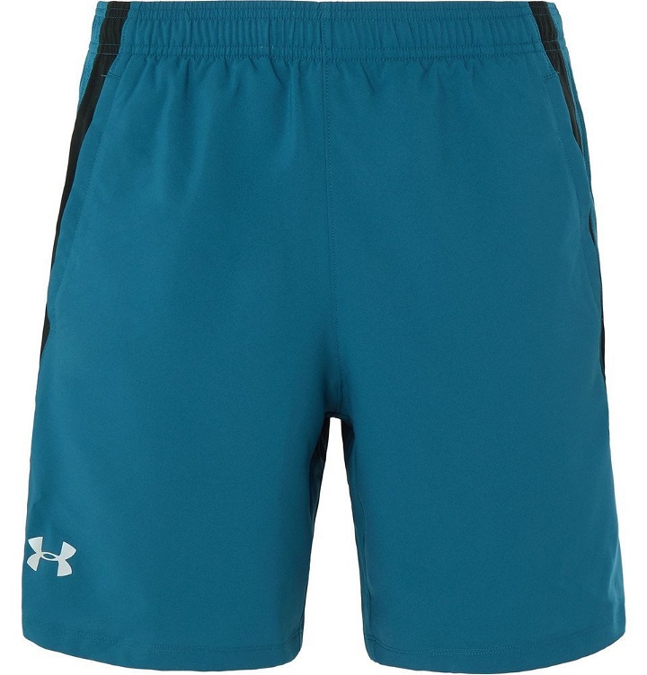 Photo: Under Armour - Launch Mesh-Panelled Shell Shorts - Blue
