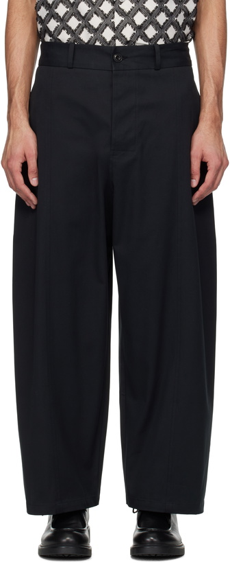 Photo: SAGE NATION Black Welt Trousers