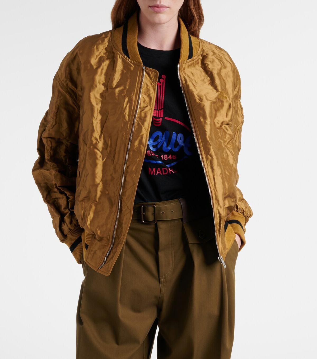 Loewe Taffeta bomber jacket