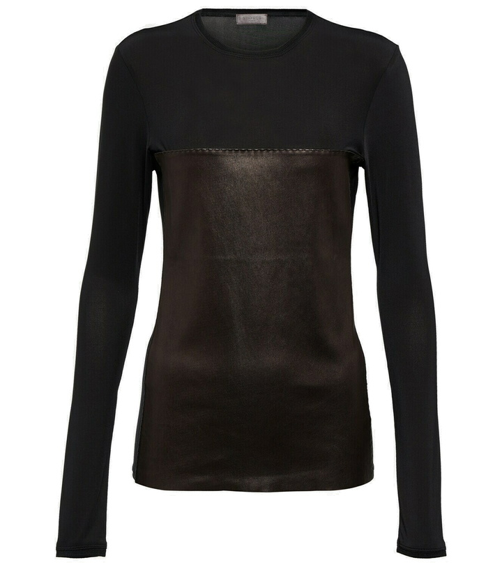 Photo: Stouls Maeve lamb leather T-shirt
