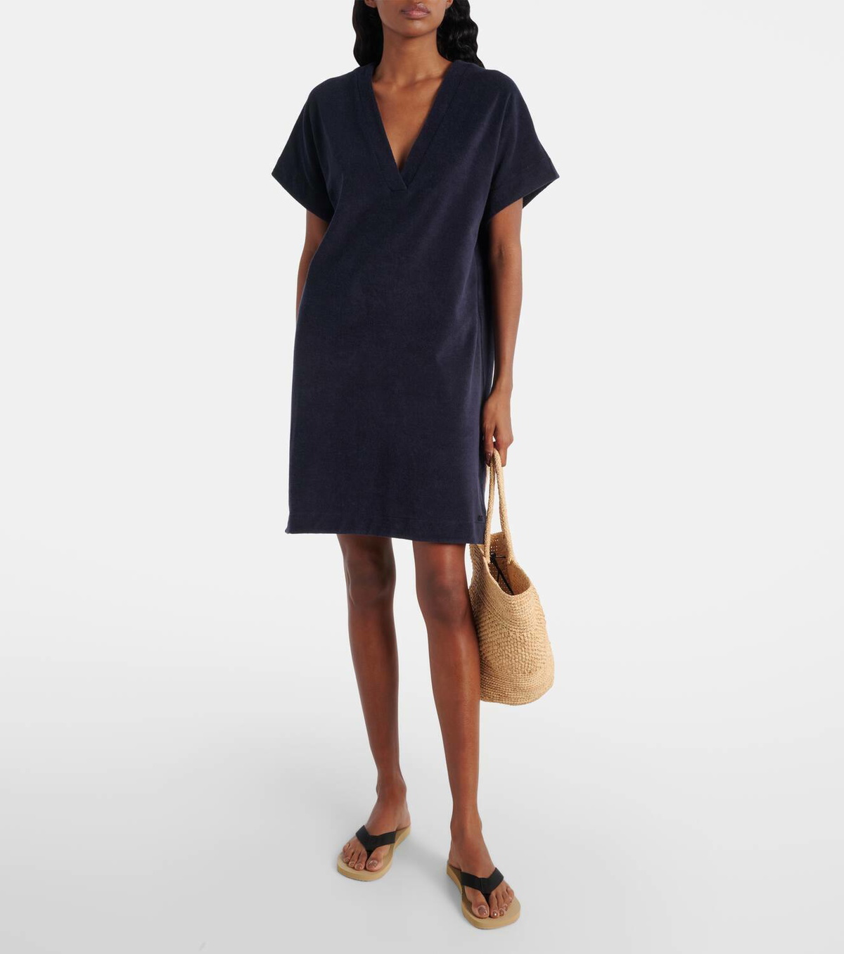 Eres Balneaire cotton terry beach dress