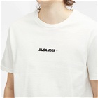 Jil Sander+ Men's Jil Sander Plus Logo Active T-Shirt in Porcelain