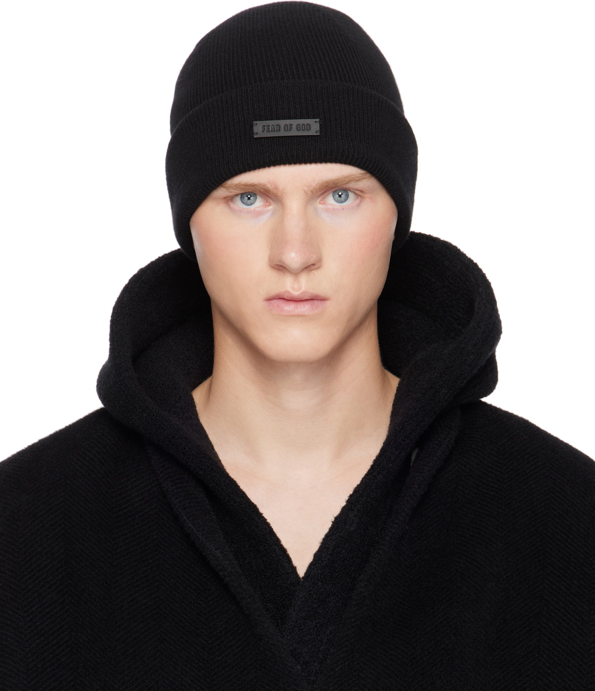 Fear of God Black Cashmere Beanie