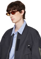 RETROSUPERFUTURE Brown Parola Sunglasses