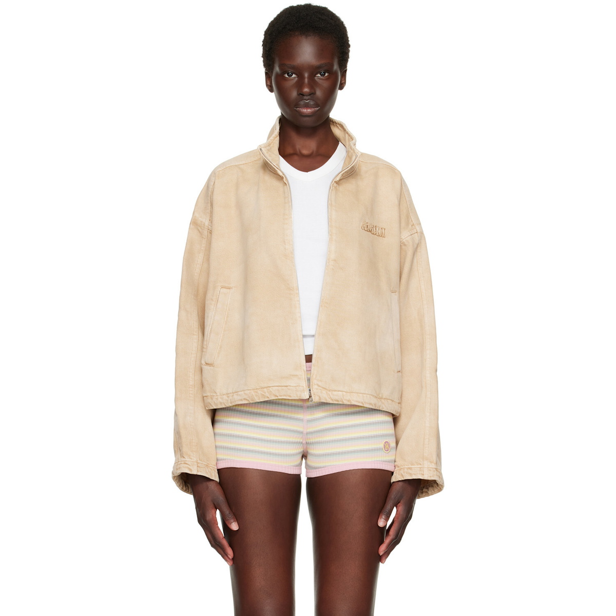 AMIRI Women's Camo Workman Jacket in Green Camo Amiri