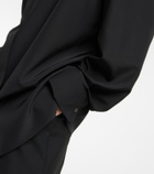 The Row Sisella silk and wool shirt
