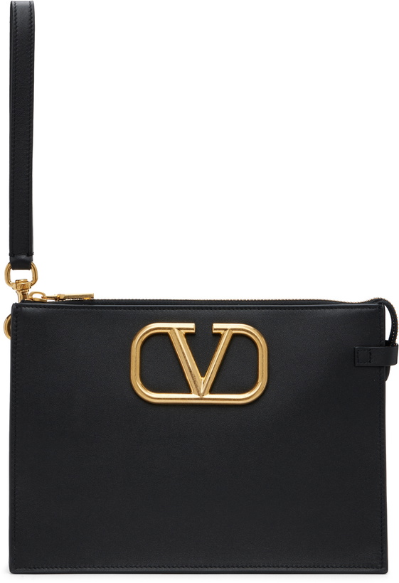 Photo: Valentino Garavani Black VLogo Pouch