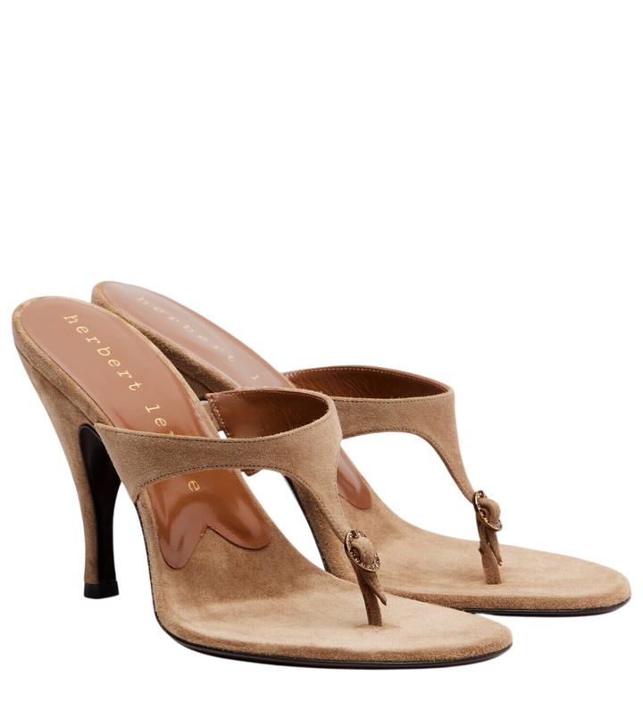 Photo: Herbert Levine Kiss And Tell 100 suede mules