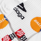Balenciaga Men's League Socks in White