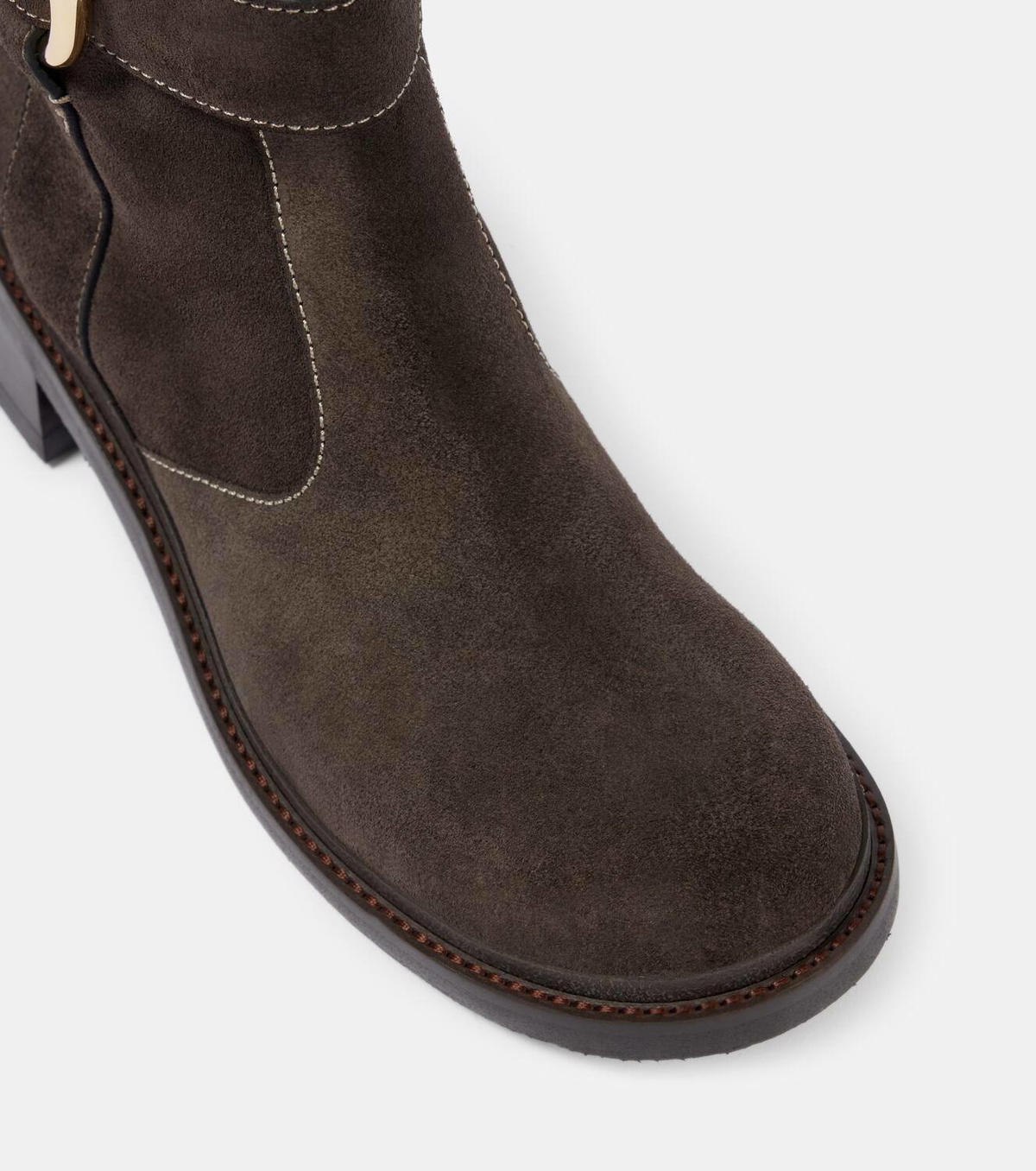 See By Chloé New Ring suede knee-high boots