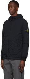 Stone Island Black Nylon Composite Jacket