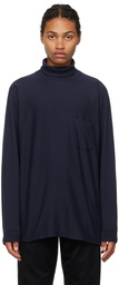 nanamica Navy Oversized Turtleneck