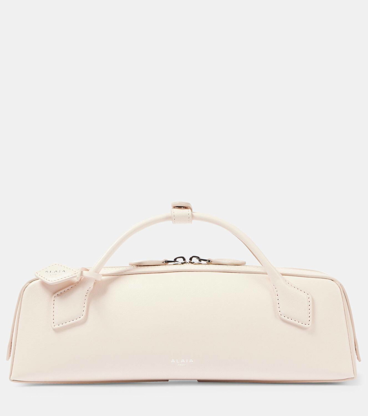 クラッチバッグ ALAIA LE TECKEL CLUTCH IN PONY HAIR ALAÏA Le Teckel leather-trimmed leopard-print calf hair