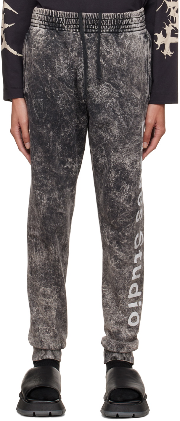 Bleached best sale grey sweatpants