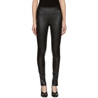 Helmut Lang Black Leather Leggings