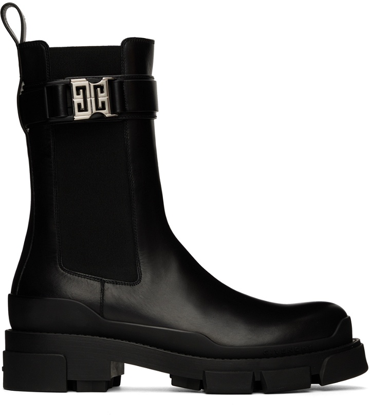 Photo: Givenchy Black Terra Chelsea Boots