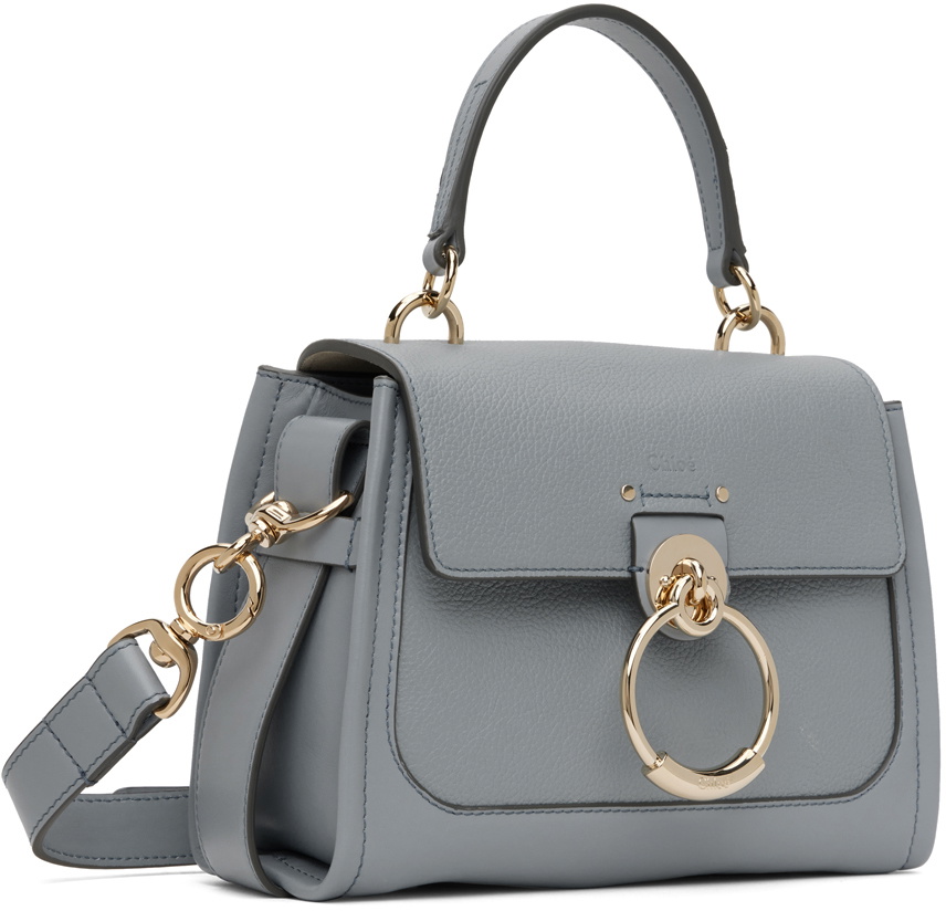 20SS CHLOÉ TESS ミニバッグ Chloé Bag Mini Tess Handbag Cream Leather Crossbody Flat Pouch