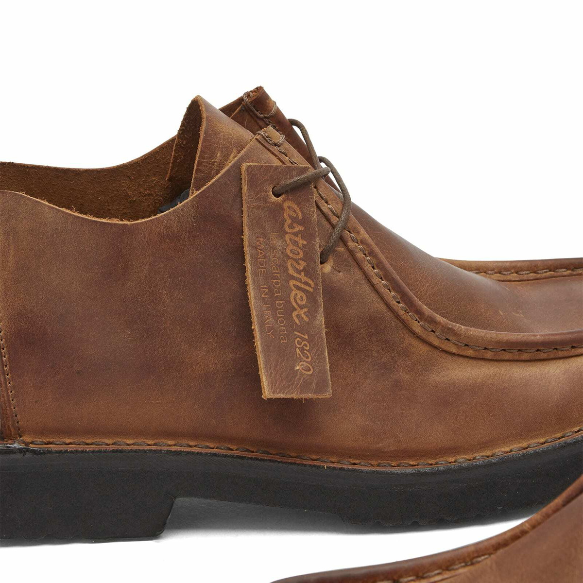 Astorflex Men's Beenflex Leather Shoe in Testa Di Moro/450