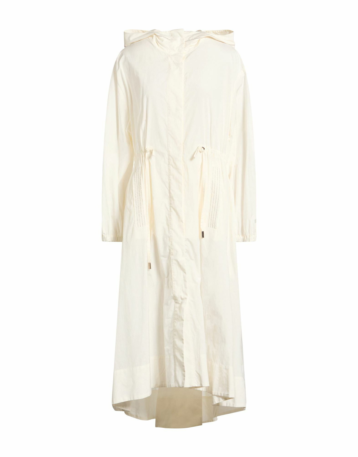 Peserico Womens Overcoat & Trench Coat Cream