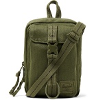 Herschel Supply Co - Form Herringbone Canvas Messenger Bag - Green