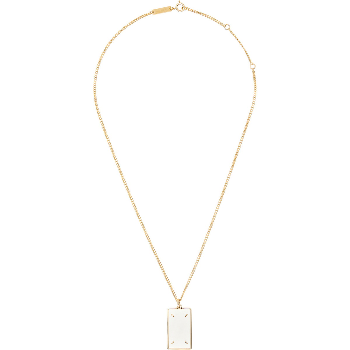 Maison Margiela Silver Nut Necklace Maison Margiela