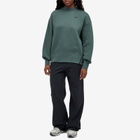 Nike Women's Tech Fleece Oversized Crew Sweat in Green/Black