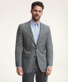 Brooks Brothers Men's Madison Traditional-Fit Glen Plaid Hopsack Sport Coat | Grey