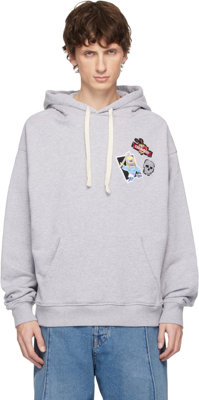 Photo: Charles Jeffrey LOVERBOY Gray Clash of Clans Edition Barbarian Patch Hoodie